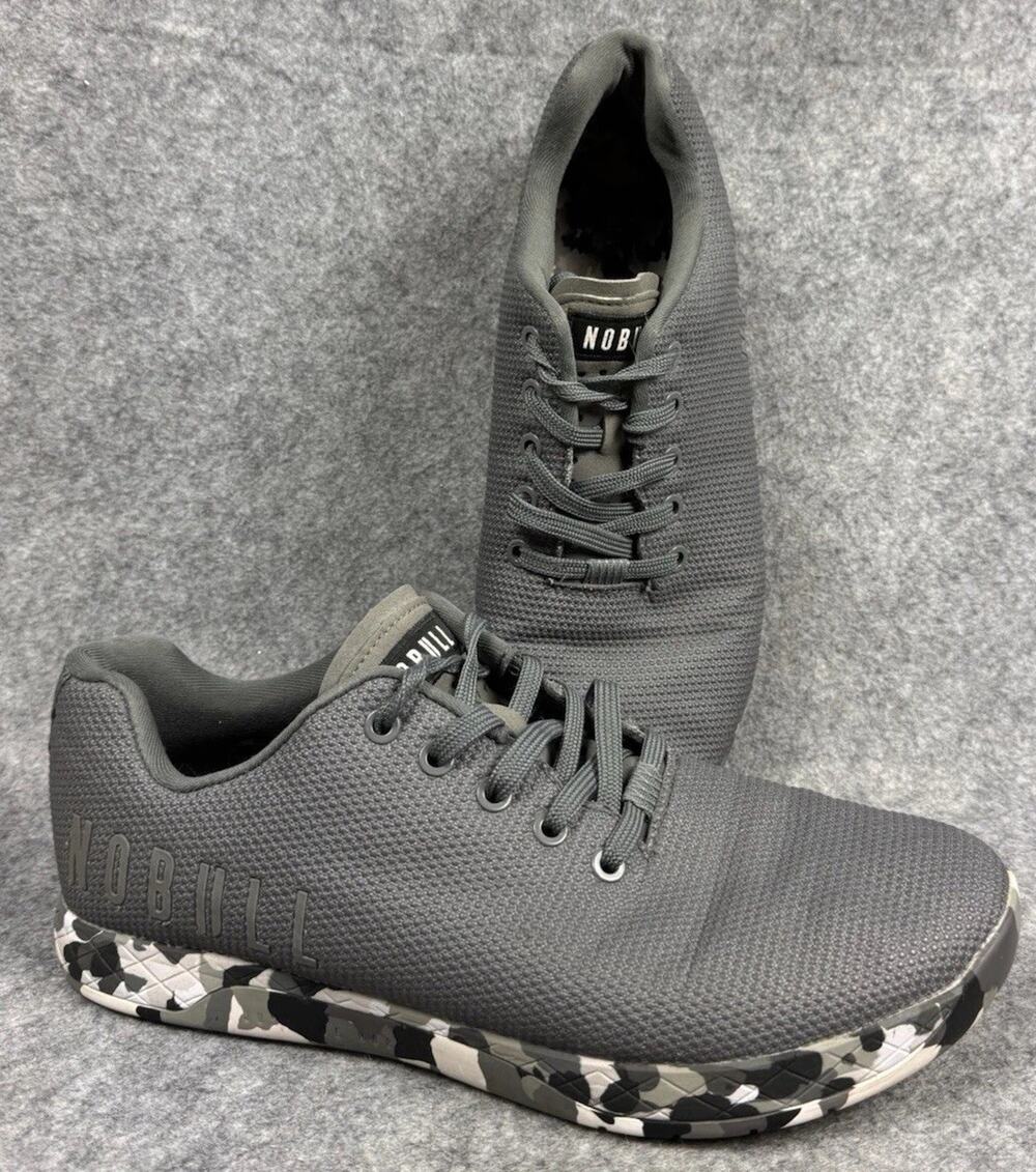 NOBULL Trainer Shoes Gray SuperFabric Cross Training Sneakers Mens Size 10.5
